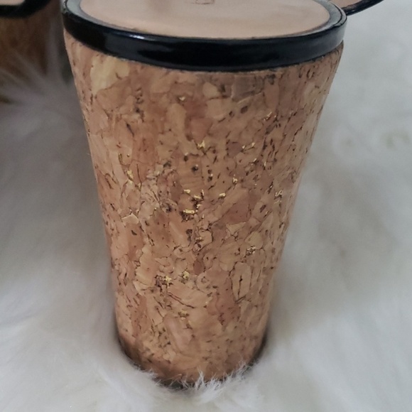 kate spade Theodora black patent cork wedge - Picture 8 of 9